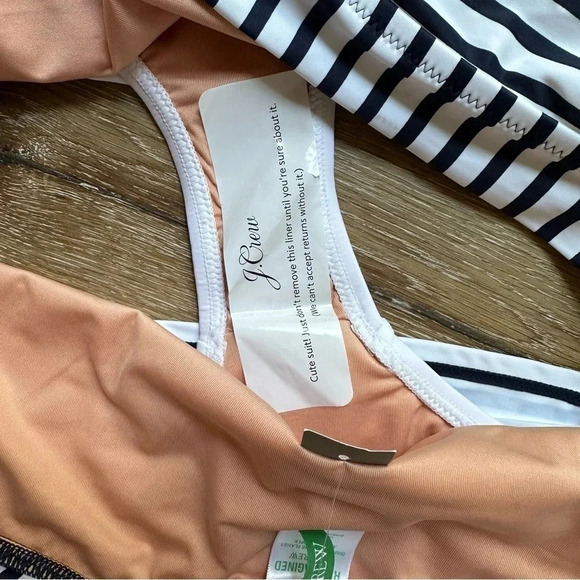 J. Crew Re-Imagined Women's Heritage Swim Skirt in Classic Stripe Size 3X NWT - Picture 8 of 9